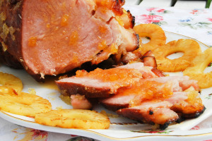 Pinapple Glazed Ham